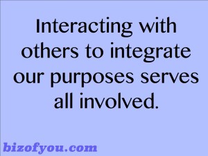 Interact to integrate