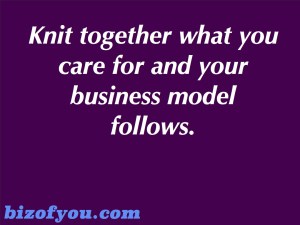 Knit together