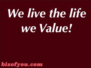We live value
