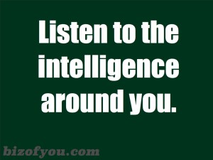 intelligences around you