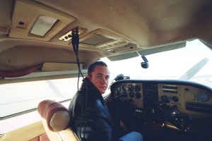 Jake in the cockpit of a 172 Heavy. ;-)