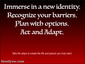 It's up to us to create the person we want to become and it starts with our identity.