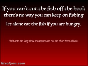 Learn to let go and partake of the nutrients of life.