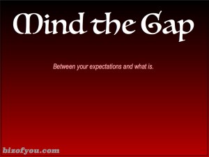 Our models of reality don't often match the world around us. Its up to use this dynamic tension.