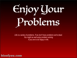Overcome your addiction to the positive in life and start dealing with your problems.